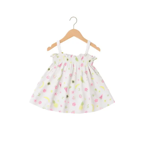 Kit Vestido Infantil 3 a 6 meses 