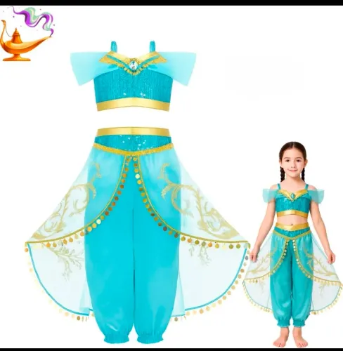 Fantasia infantil Jasmine 6-8 anos
