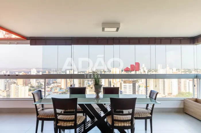 PARK DESIGN - Apartamento 3 suítes, varanda integrada, vista do Bosque dos Buritis- Setor