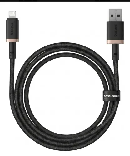 Cabo Usb-c P/ Lightning Baseus Fast Charging 20w 1m iPhone Cor Preto
