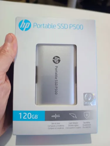 HP Portable SSD P500 120GB Prata
