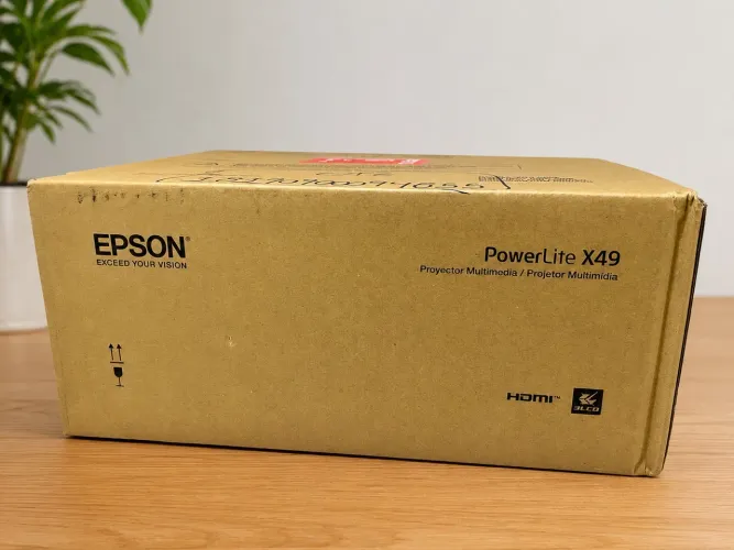 Projetor Epson PowerLite X49 Novo Sem Uso | 3.600 Lúmens | HDMI | 3LCD | Pronta Entrega