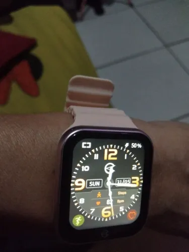 Smartwatch Champion Rosa (retirada no Japiim). Se for só a pulseira cinza faço 100,00. 