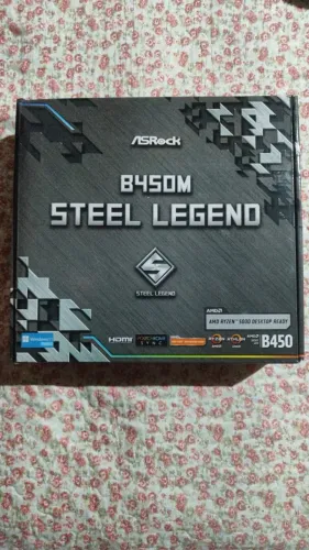 Placa-Mãe ASRock B450M Steel Legend