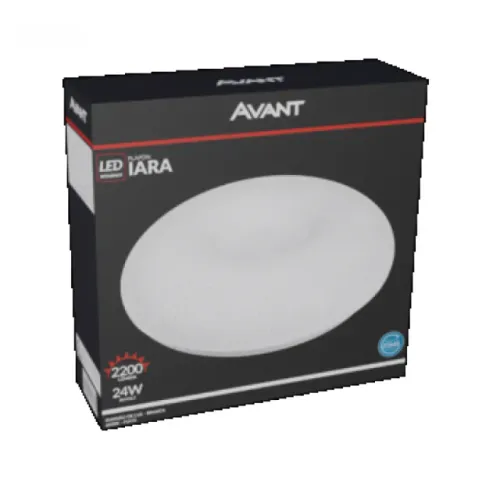 LED PLAFON IARA SOBREPOR 24W 6500K