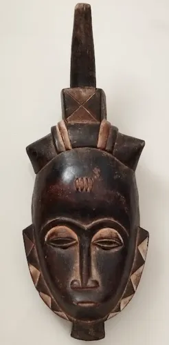 Máscara Africana Etnia Baule Da Costa Do Marfim