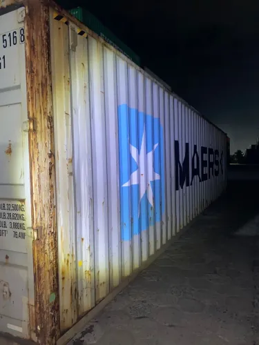 Container pagamento na entrega 