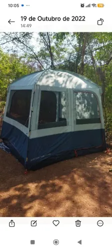Barraca tenda gazebo arpernaz Quechua 6 pessoas 