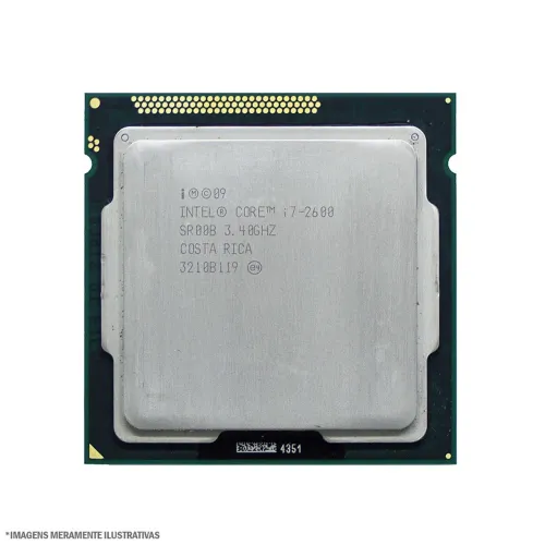 Processador Intel Core i7-2600 (3.40 GHz a 3.80 GHz) - Perfeito Estado