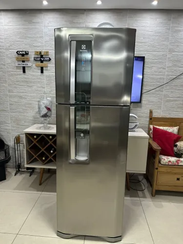 Geladeira Electrolux inox duplex Fross Free