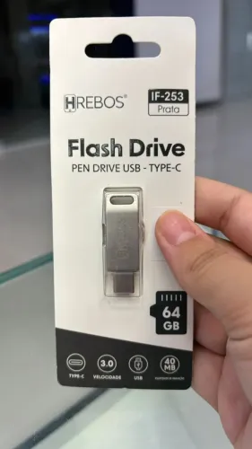 PEN DRIVE TIPO-C HREBOS 64GB