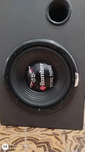 Subwoofer 12 Polegadas 600 RMS bobina dupla com caixa selada 