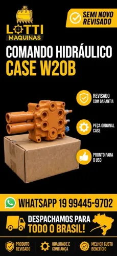 Comando hidráulico case w20b