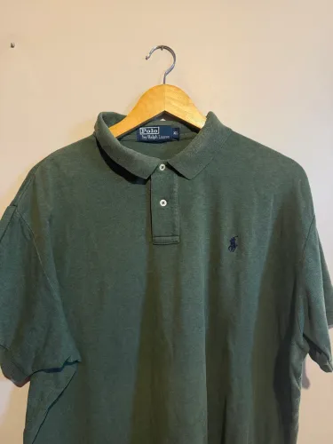 Camisa polo Ralph Lauren verde masculina