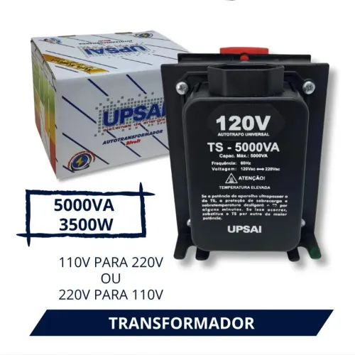 Transformador 5000va de 127v para 220v