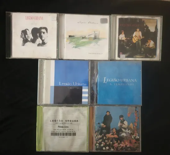 7 CDs Legião Urbana