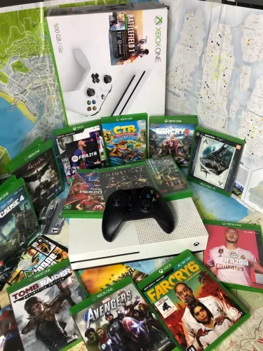 Xbox one s, pronto para uso