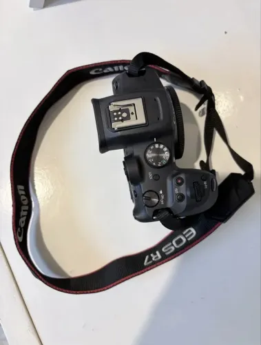 Câmera Canon R7 completa, com nota fiscal