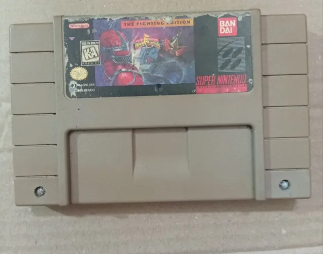 Jogo Power Rangers The fighting edition SNES original