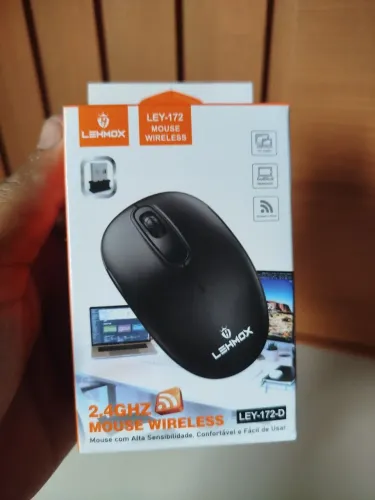 Mouse Sem Fio Lehmox LEY-172 Original (Novo na Caixa)