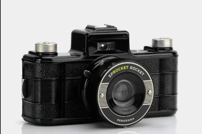 Câmera Analógica 35 mm Lomography Sprocket Rocket - Edição Panorâmica - Usada