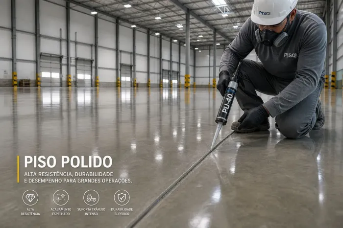 Piso de concreto polido