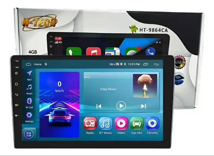 Vendo Multimidia 4G 64GB octacore carplay 10.1" + Moldura 10" Jeep Compass+ Chicote canbus