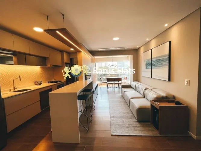 Flat mobiliado à venda em Pinheiros | 75m² | 2 Dormitórios | 2 Vagas de Garagem