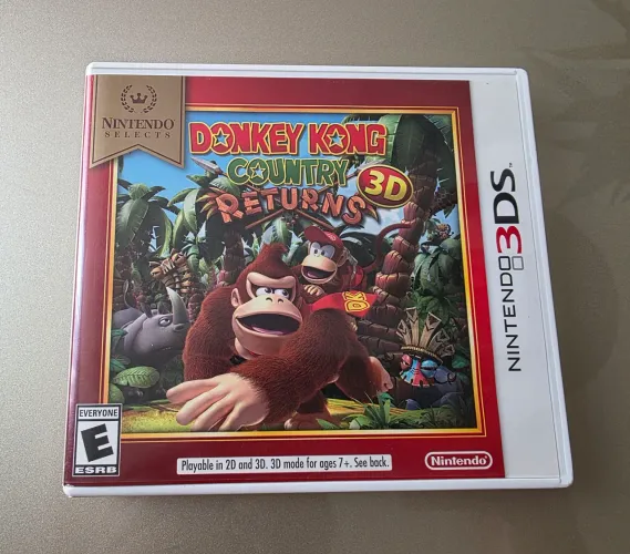 Jogo Donkey Kong Country Returns 3d Impecável 