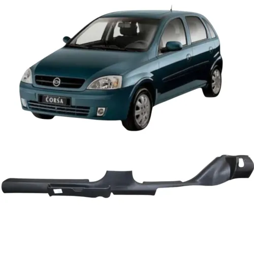 Soleira Direito Acabamento Hatc Gm Corsa Montana 2002 A 2012 Cinza-escuro