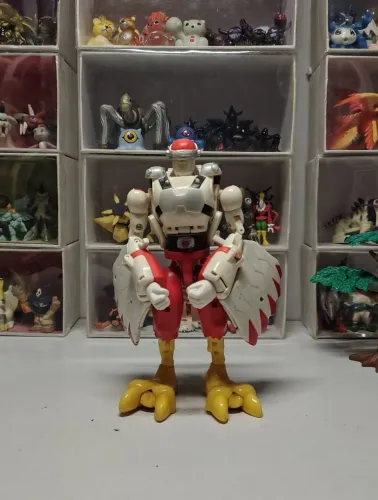 Boneco do digimon adventure 02 - Tailmon, Aquilamon & Silphymon Digivolving