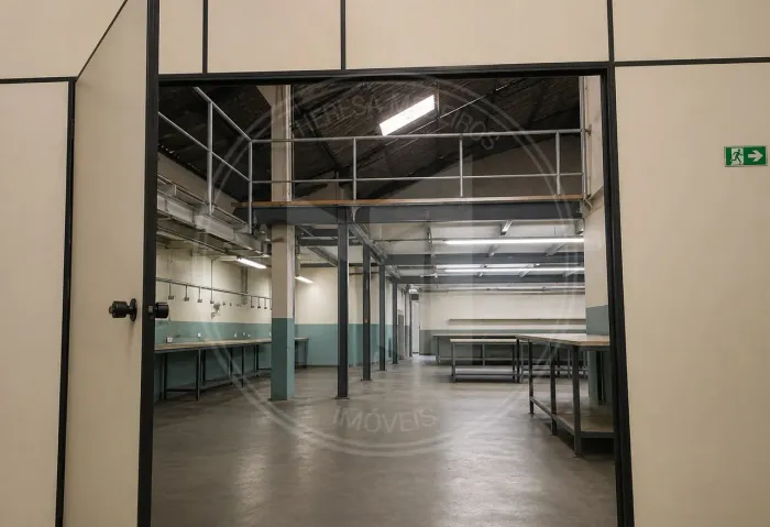 Galpão no Brás com 1.200m² de Área Construída, Mezanino de 400m², Escritórios e Localizaçã