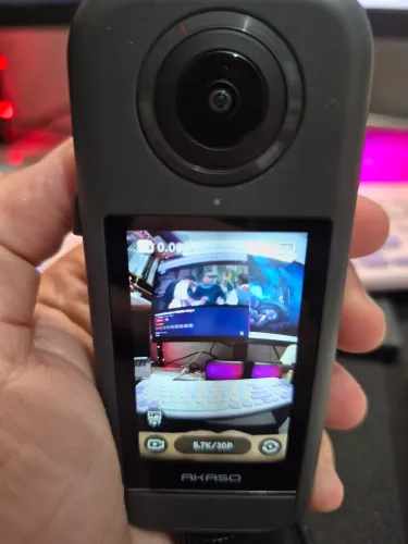 Akaso 360 Câmera De Ação 360° Vídeo 5,7 K, 72 Mp Supersuave