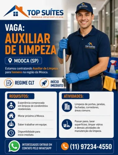 Auxiliar de Limpeza