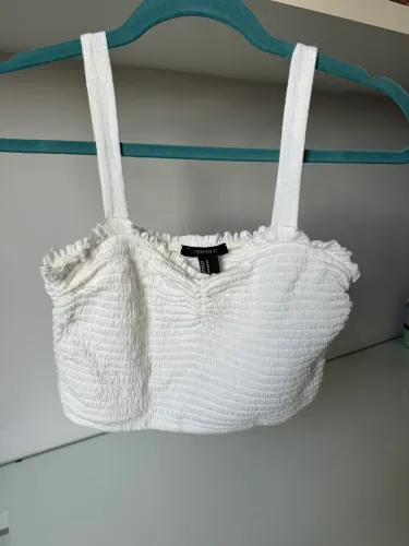 cropped forever 21 branco p