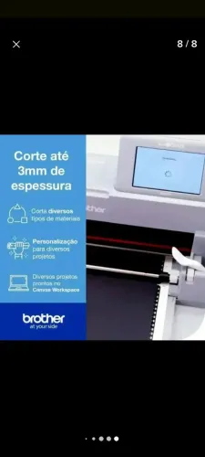 Máquina de recorte scanncut brother 127v