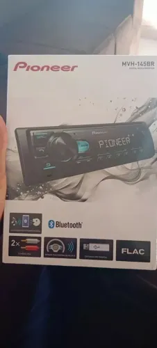 Rádio Pioneer MVH-145BR Som Automotivo USB Bluetooth 4 Canais