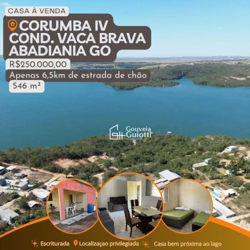 ?? Casa à Venda Condomínio Vaca Brava | Corumbá IV Abadiânia|GO