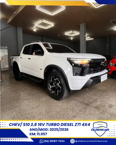 Chevrolet S10 Pick-up Z71 2.8 TDI 4X4 CD Dies. AUT 2026
