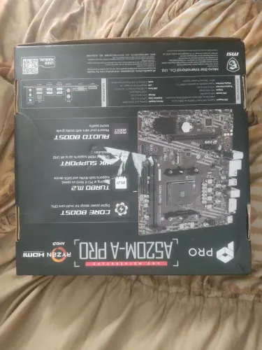 placa mãe AMD am4 msi a520m