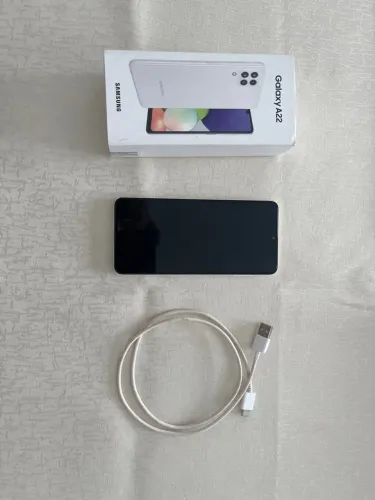 Samsung Galaxy A22 4G 128GB + Caixa e Cabo Original 