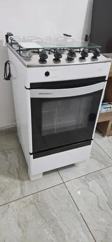 Fogão à Gás Brastemp 4 bocas Branco BFO4NAB - Bivolt