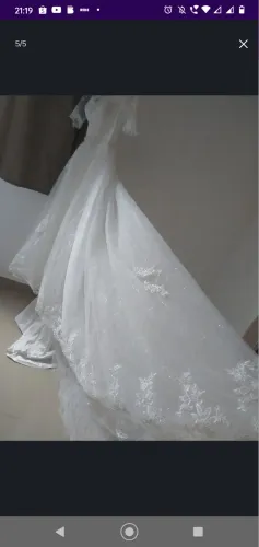 Vestido de noiva usado apenas uma vez
