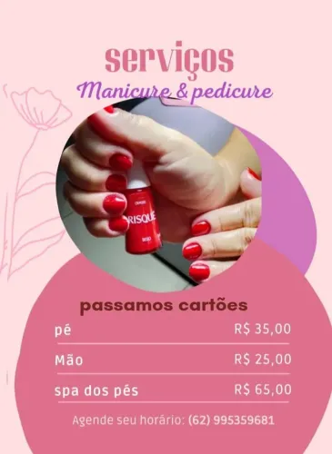 Manicure pedicure em senador Canedo