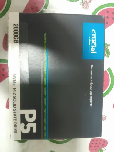  SSD Crucial P5 CT2000P5SSD8, 3D NAND NVMe, 2 TB NOVO LACRADO