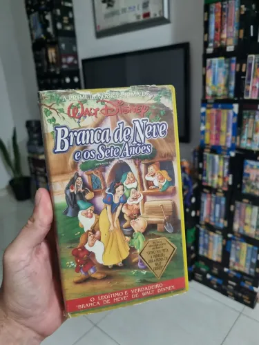 VHS Branca de Neve e os sete anões Original Walt Disney