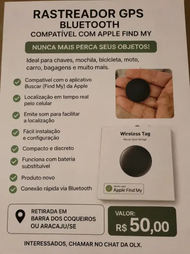 Rastreador sem mensalidade (R$:50,00)