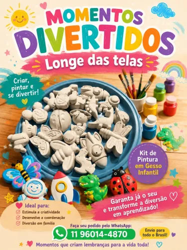 Kit de pintura de gesso