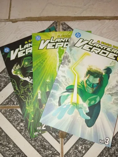 A saga lanterna verde 1 ao 3
