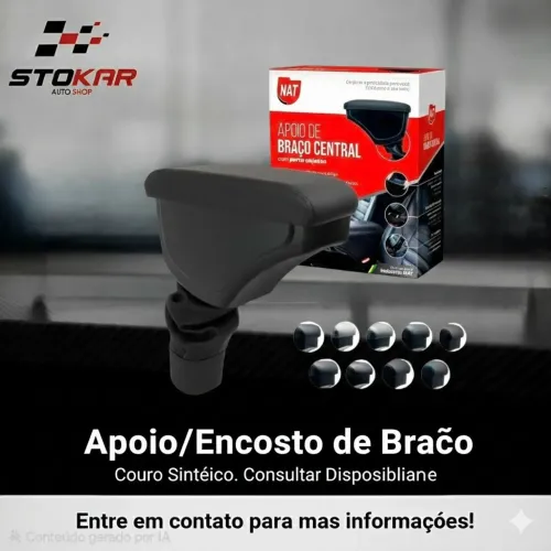 Encosto / Apoio de braço em couro sintético